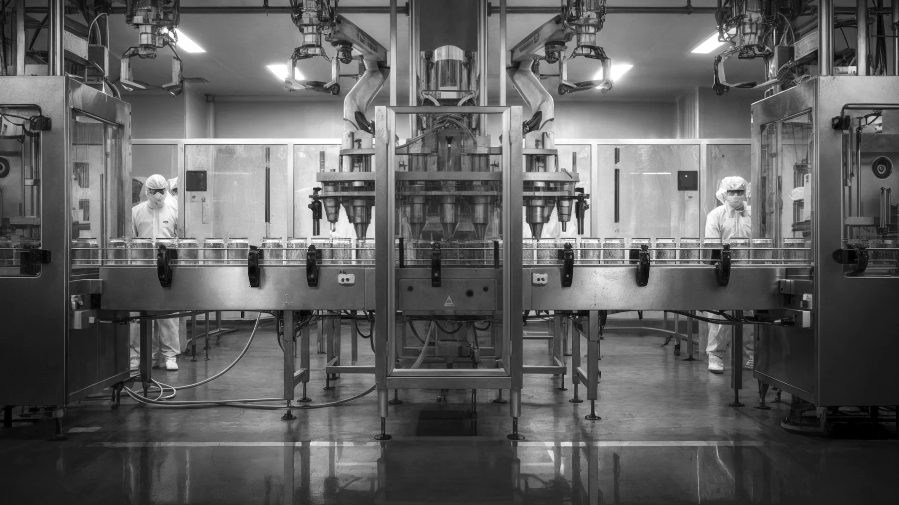 Línea de producción industrial